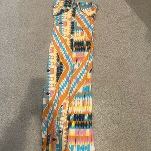 Zara Multicolor Geometric Maxi dress